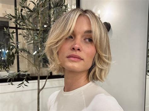 cabelo curto ruivo com franja|Cabelo curto com franja: 15 opções para ver se o。